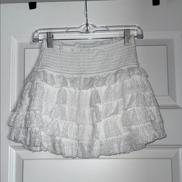 High-Waisted Ruffle Mini Skort - Picture 2 of 3